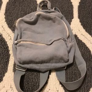 Brandy Melville small blue backpack